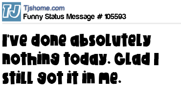 status message box