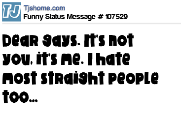 status message box