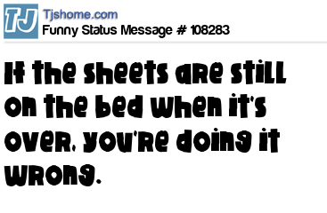 status message box