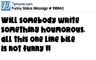 status message box