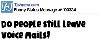 status message box