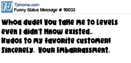 status message box