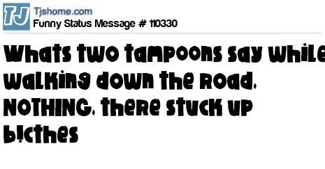 status message box