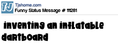 status message box