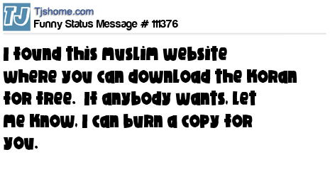 status message box