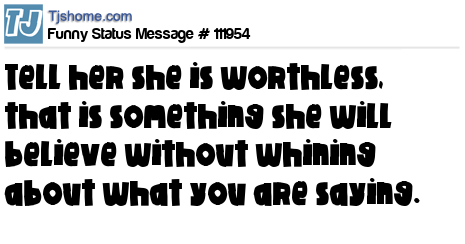status message box