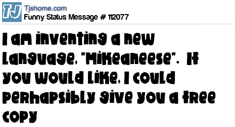 status message box