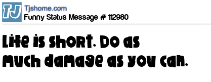 status message box