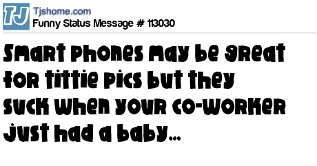 status message box
