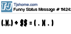 status message box