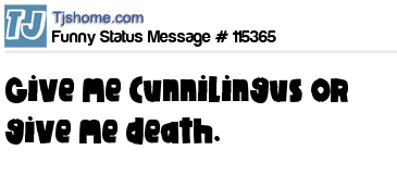 status message box