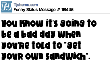 status message box
