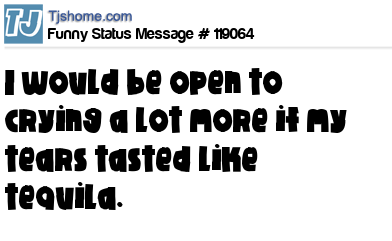 status message box