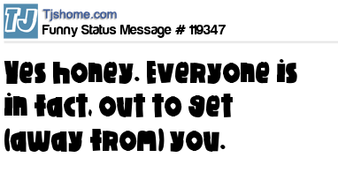 status message box