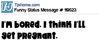 status message box