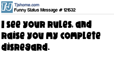 status message box