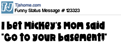 status message box