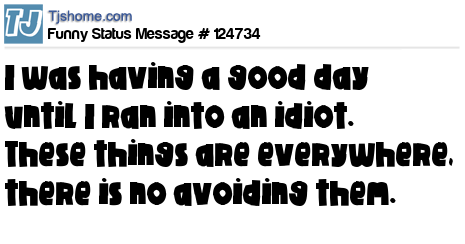 status message box