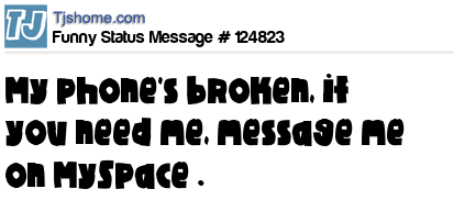 status message box