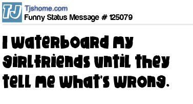 status message box