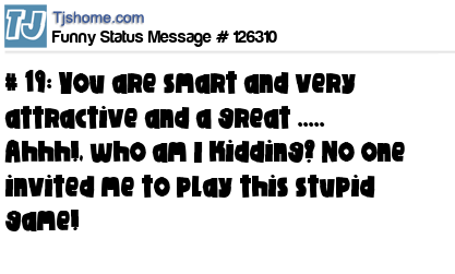 status message box