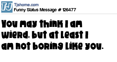 status message box