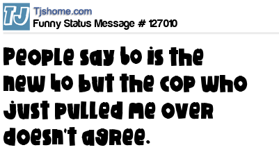 status message box
