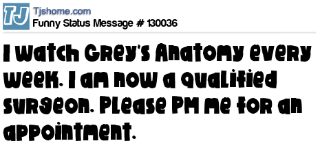 status message box