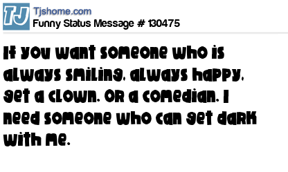 status message box
