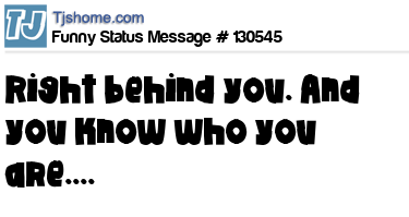 status message box
