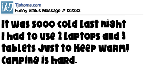 status message box