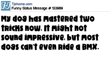 status message box