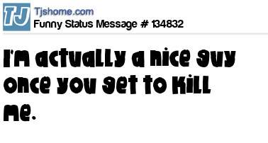 status message box