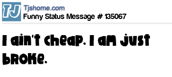 status message box