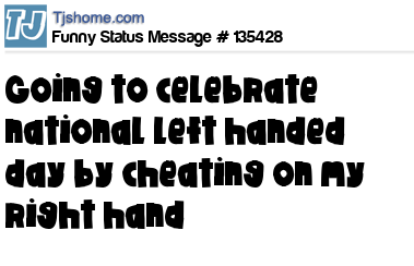 status message box