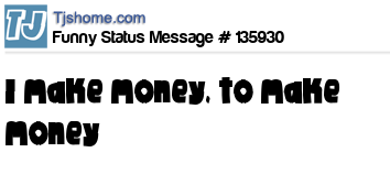 status message box