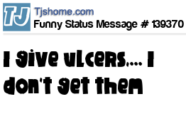 status message box