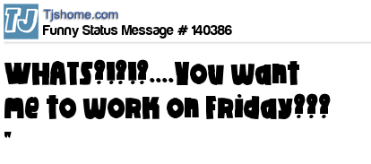 status message box