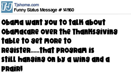 status message box