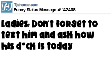 status message box