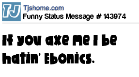 status message box