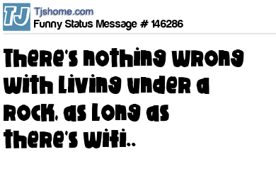status message box