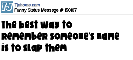 status message box