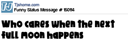 status message box