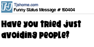 status message box
