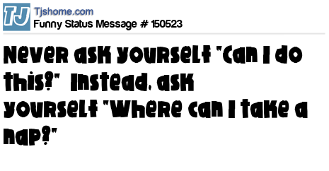 status message box