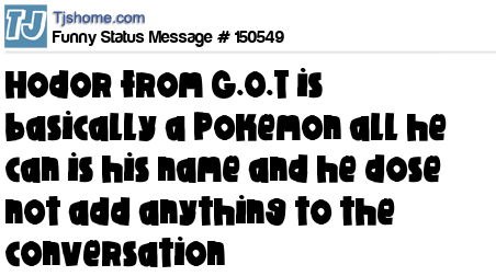 status message box