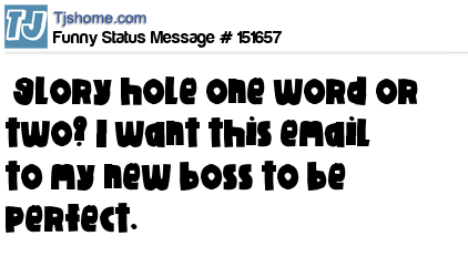 status message box