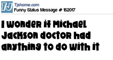 status message box