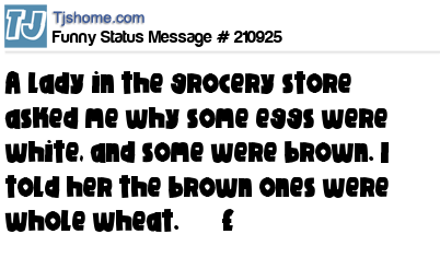 status message box